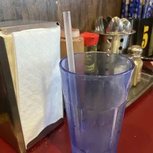 Don't need the plastic straw.