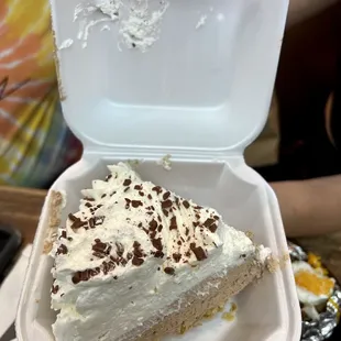 Bavarian crème pie