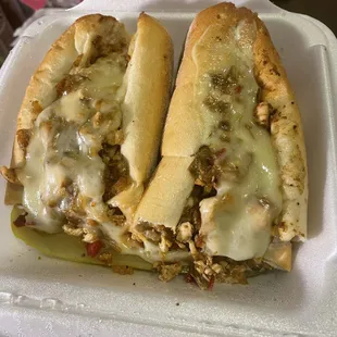 Our Famous Philly Sub - Large (Chicken)