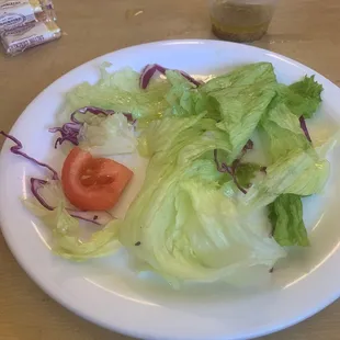Shared a big salad