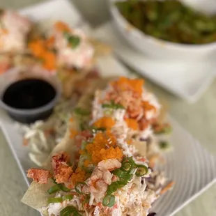 a plate of food