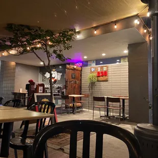 the interior of a restaurant