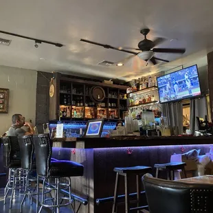 people sitting at the bar