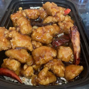 Orange chicken