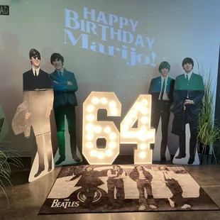 Beatles themed birthday party for my aunt who is a huge fan