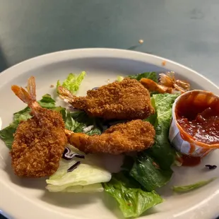 Jumbo Shrimp. I asked for no fries