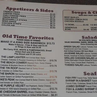 Menu. Top 3rd.