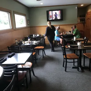 Dining in bar area