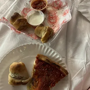 Pepperoni knots