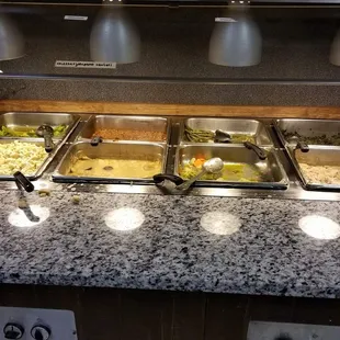 a variety of food items