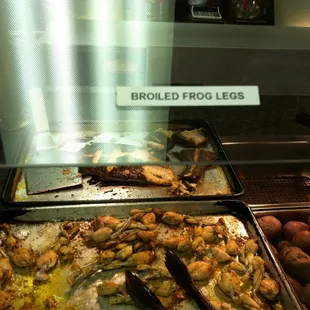 a variety of food items