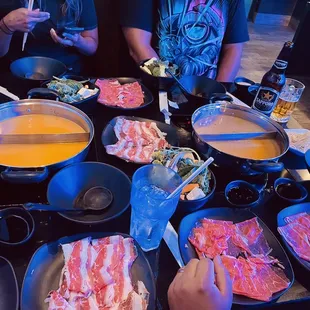 Shabu spread