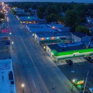 Over John R looking north. House Of Shamrocks