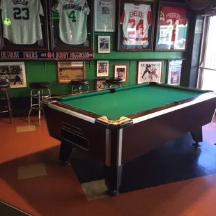 Team memorabilia.