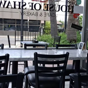 I'm inside the house of shaw. Can't wait to try my coffee and avocado toast.