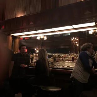 The bar, of course!  From the 1800s