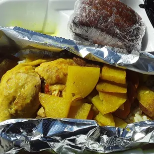 Curry chicken