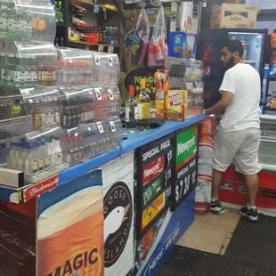 a man in a store