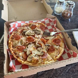 pizza, food