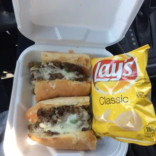 Small philly cheese steak