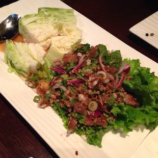 Catfish larb