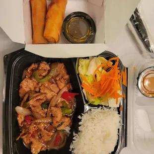 Lunch special- Pork spicy basil