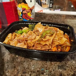 Drunken noodle level 4 spicy