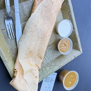 Millet Mysore Masala Dosai