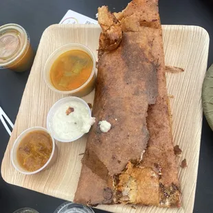 Millet Andhra Karam Dosa