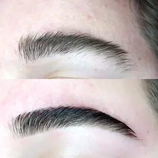 Brow wax and tint - $35