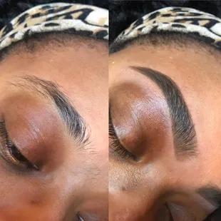 Brow wax and brow tint, $35