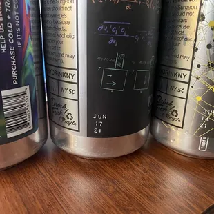 (3) $7.99 each beer that expired almost a year ago.