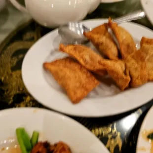 Christmas Dinner @House of Wong; 12/25/2023.My Youngest Nephew orders all da Food usually. 2nd round of, Crispy Gau Gee.