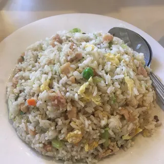 Chicken with Salted Fish Fried Rice