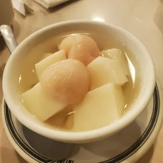 Almond Tofu with Lychee