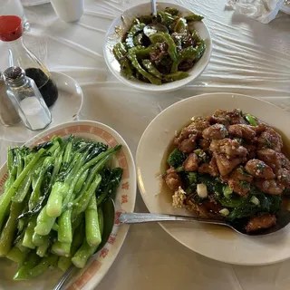 Choy Sum with Garlic Sauce