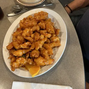 Lunch special Orange Chicken