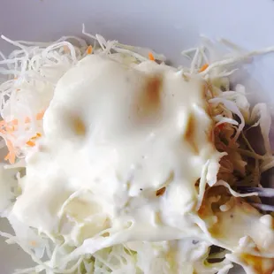 Salad that comes with entree