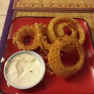 Best onion rings in town.