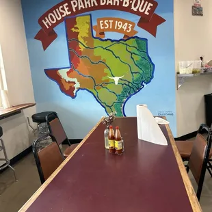 The only big table inside