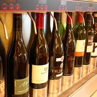 Wine tasting machines are divided by white and reds and contain big range of price points.