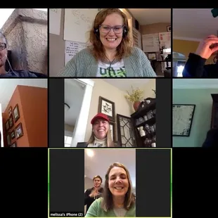 Practicing Social Distancing while enjoying House Wine!