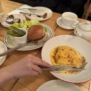 Omelette, Houseman Burger