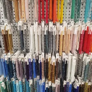 Sparkly faceted beads.