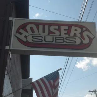 a sign for a restaurant