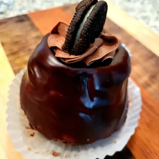 Aug 2021: Chocolate Cookies &amp; Cream @ $3.99. Great if you love a chocolate overload. (One bite was too much for me.)