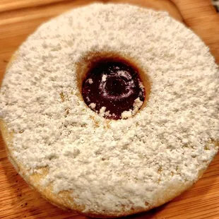 Oct 2022: Strawberry Linzer Tart @ $3.75-- excellent (The Raspberry variety is my favorite)