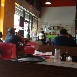 interior, sushi and sashimi