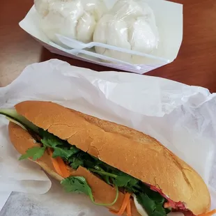 Pork Bahn mi and bao