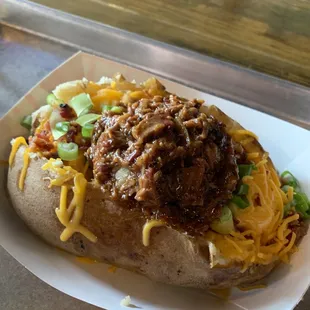 Loaded Potato Loaded with Meat